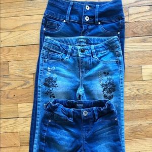 3 Pairs Sqeeze Denim Stretch Jeggings